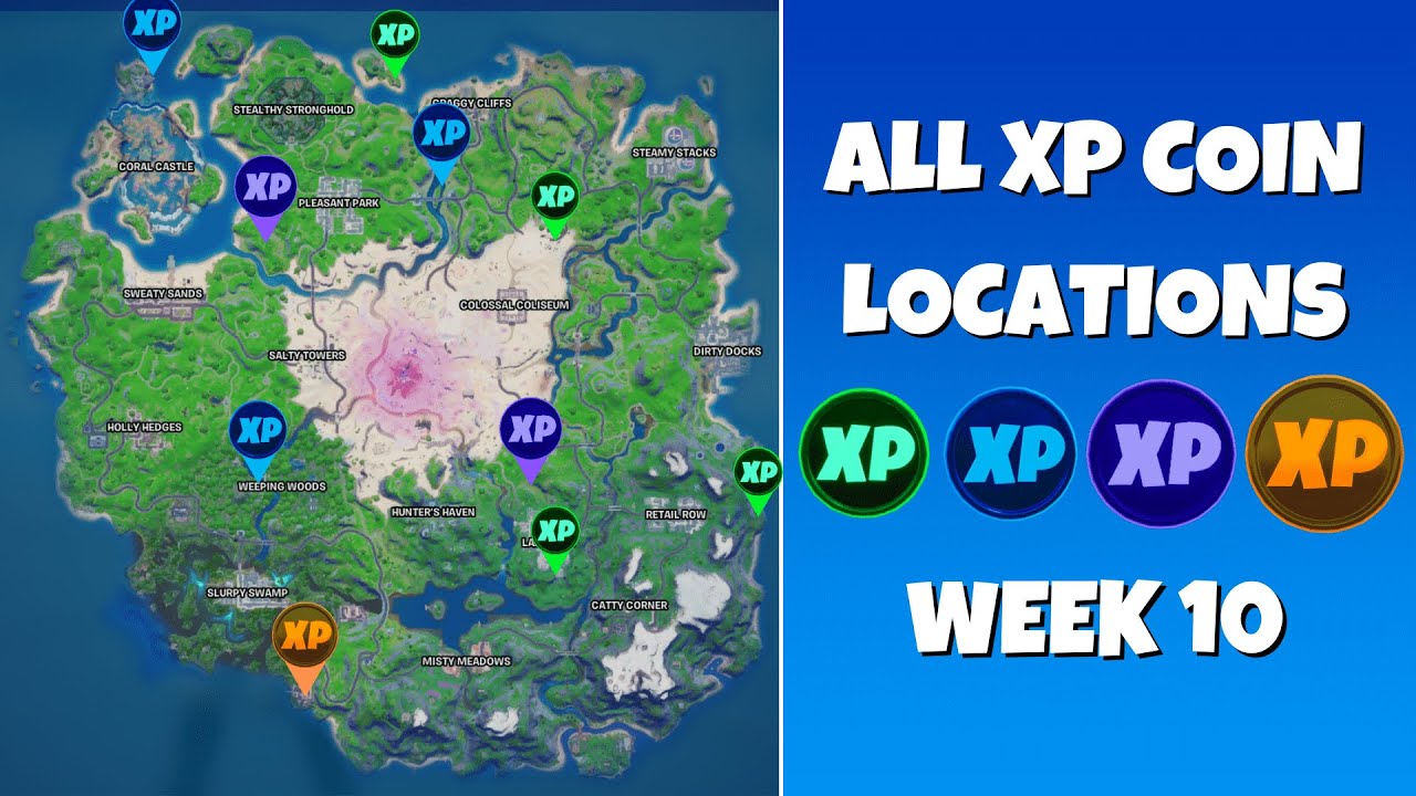 Fortnite Season 3 Gold XP Coins: Locations and How to Get Them