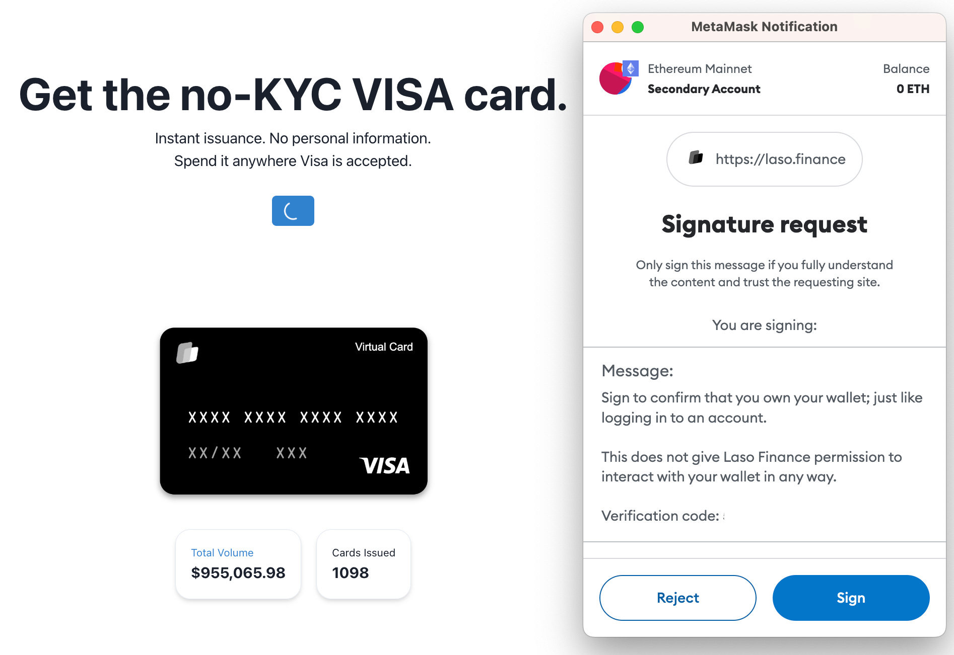 KYC-Free Prepaid Cards - Virtual Cards