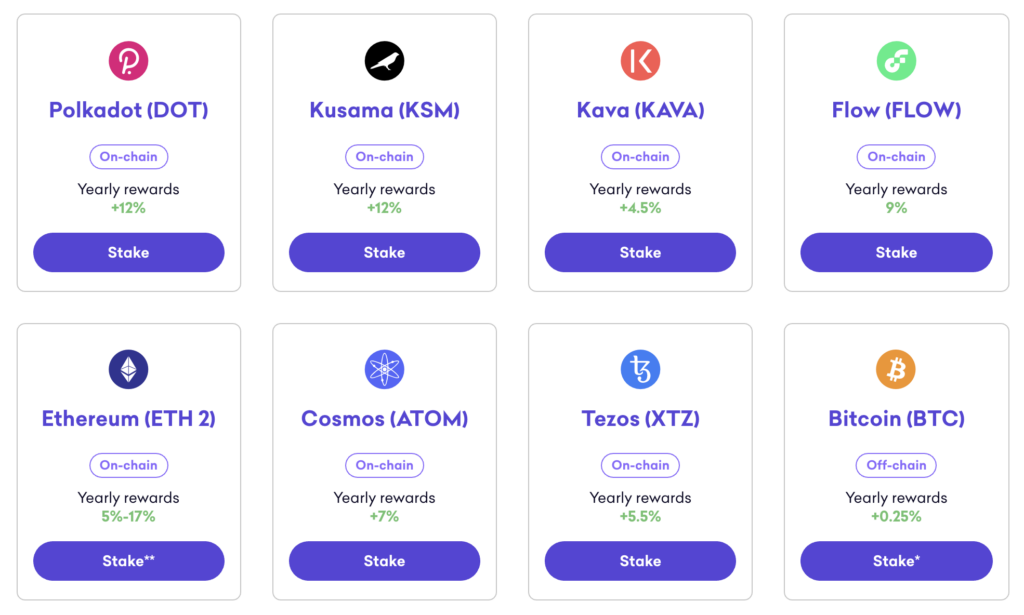 Compare Staking Rewards, Lending Rates and More | Bitcompare