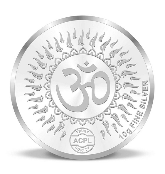 50 Gram Ganesh Silver Coin ( Purity) – Bangalore Refinery