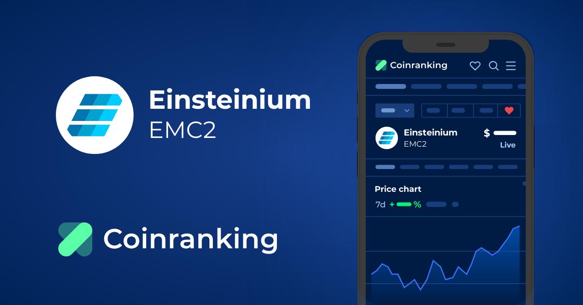 Einsteinium Exchanges - Buy, Sell & Trade EMC2 | CoinCodex