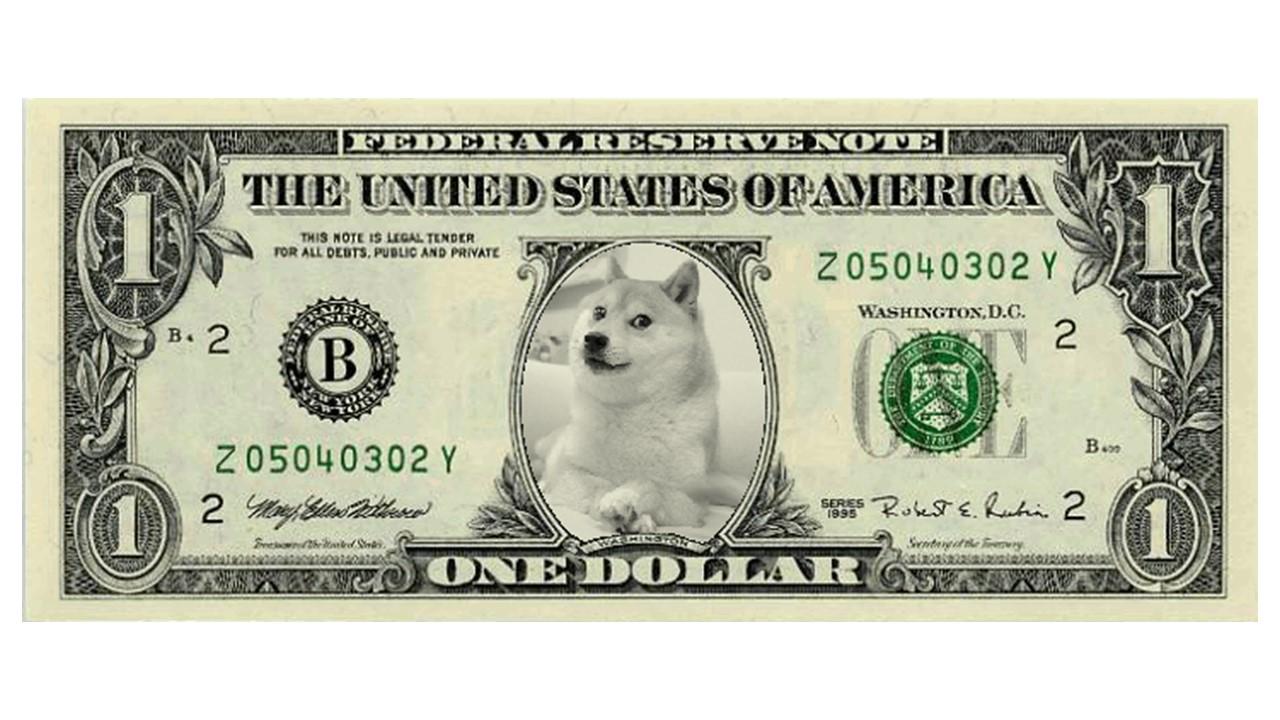 Convert 1 Dogecoin to US Dollar