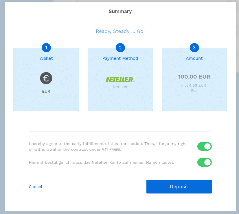 How do I trade crypto with NETELLER?