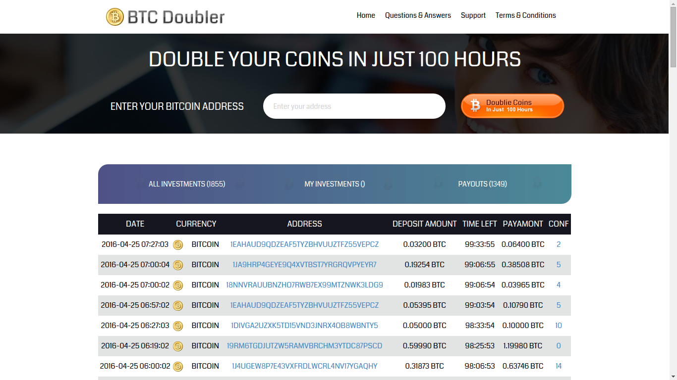 BTC Doubler Script | Bark Profile and Reviews