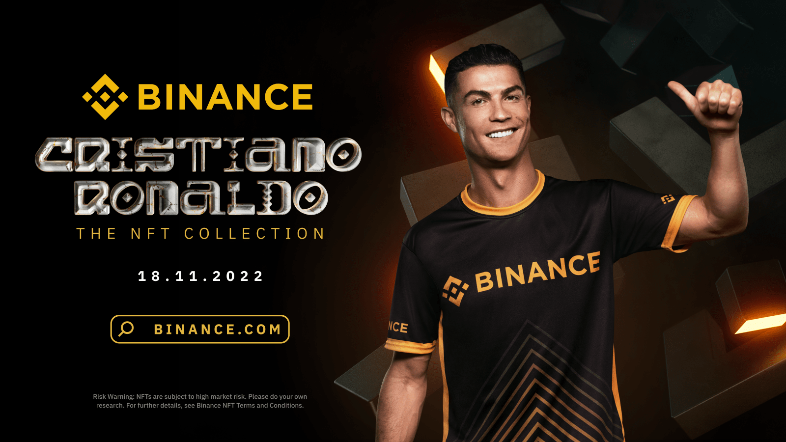 Cristiano Ronaldo to launch NFT collection in partnership with Binance