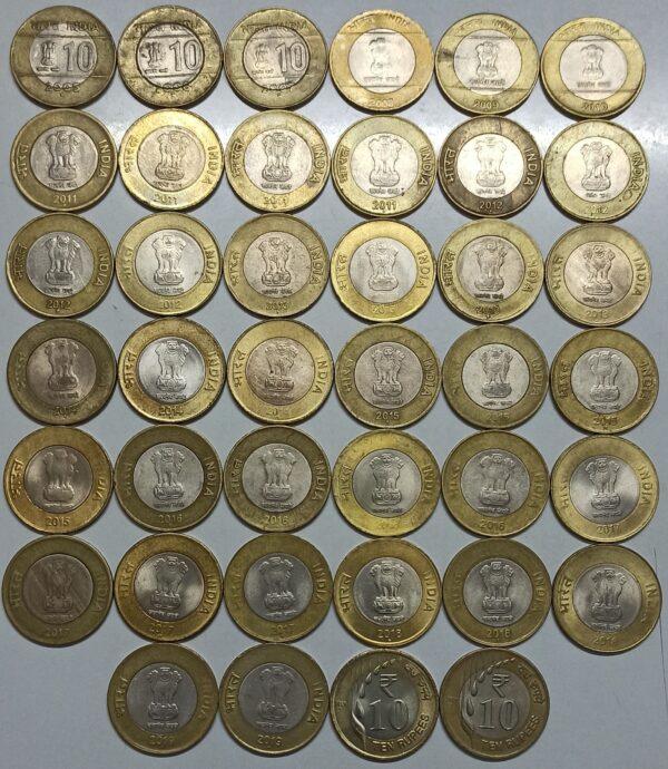 Republic Coins - 10 Rupees - - JJ Collection