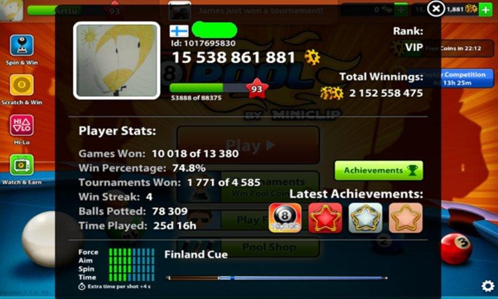 8 ball pool free coins v1 APK Download