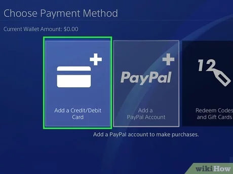 PSLS Help Desk - PS4 Payment Methods