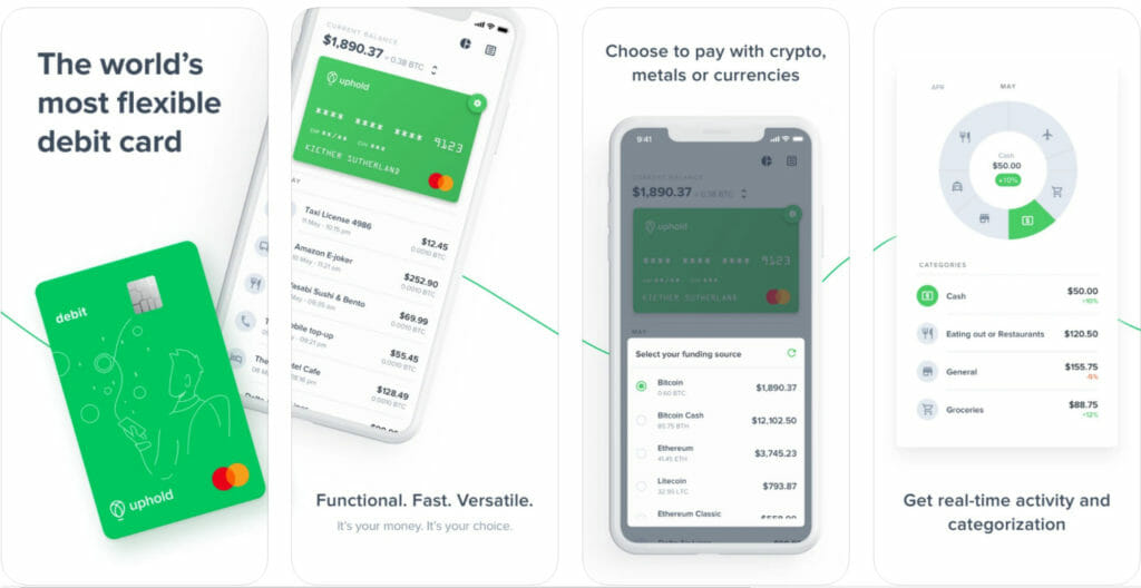 Uphold crypto debit card review: How it works | Finder UK