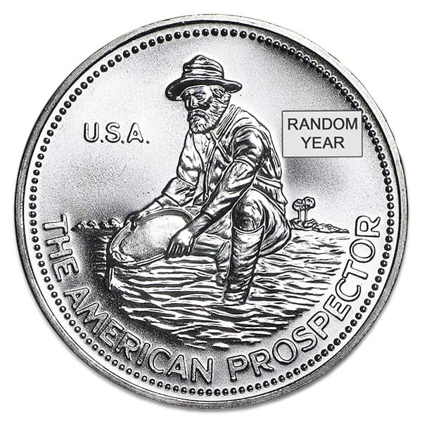 Engelhard 1 oz Silver Prospector round - SKU # | Nashville Coin Gallery