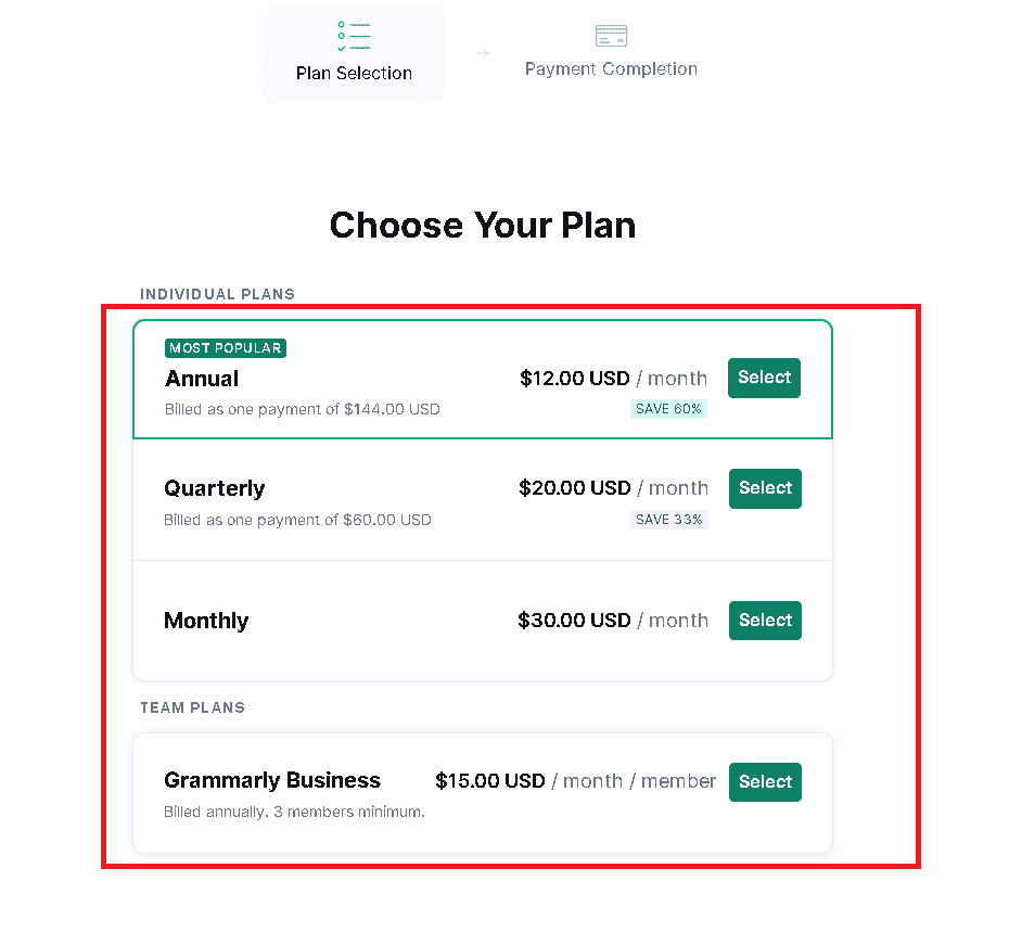 Grammarly Pricing Plans & Features - Tekpon