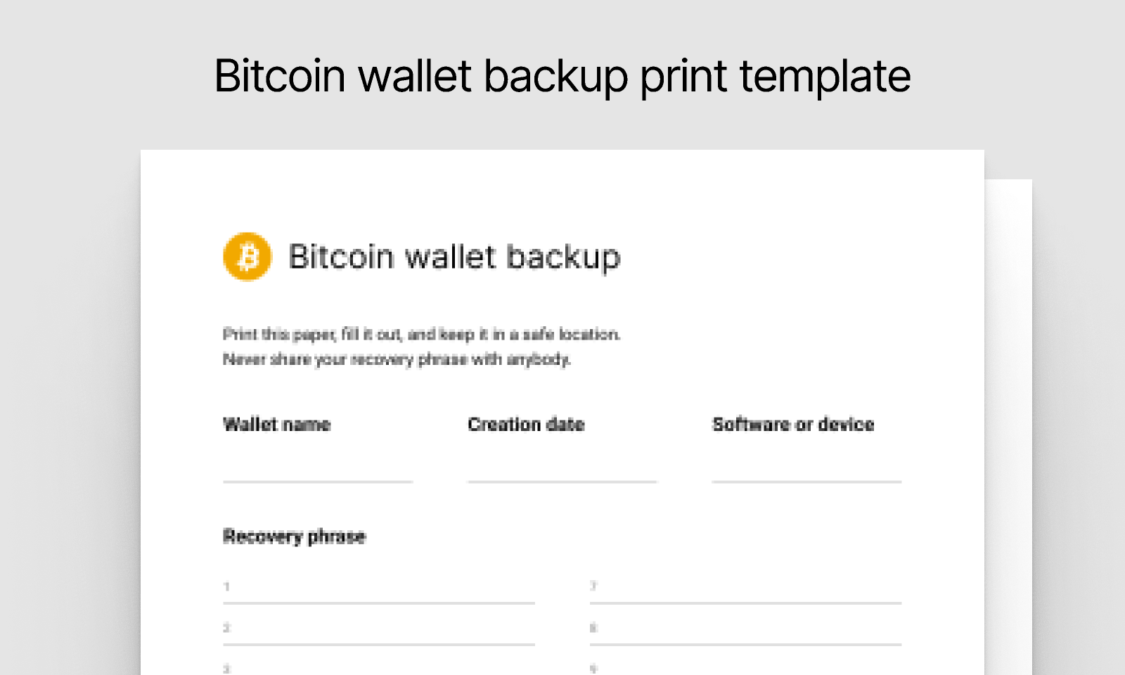 How to Backup Your Bitcoin Wallet in [Crypto Guide]
