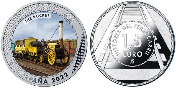 Steam Locomotive Queen Elizabeth II £2 Coin - Mintage: 5,, - Scarcity Index: 8