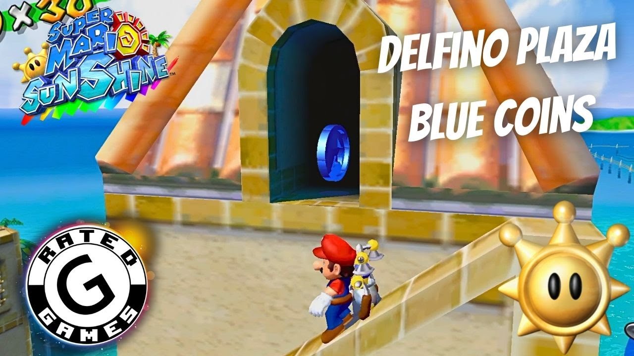 super-mario-sunshine-delfino-plazablue-coins | Game of Guides