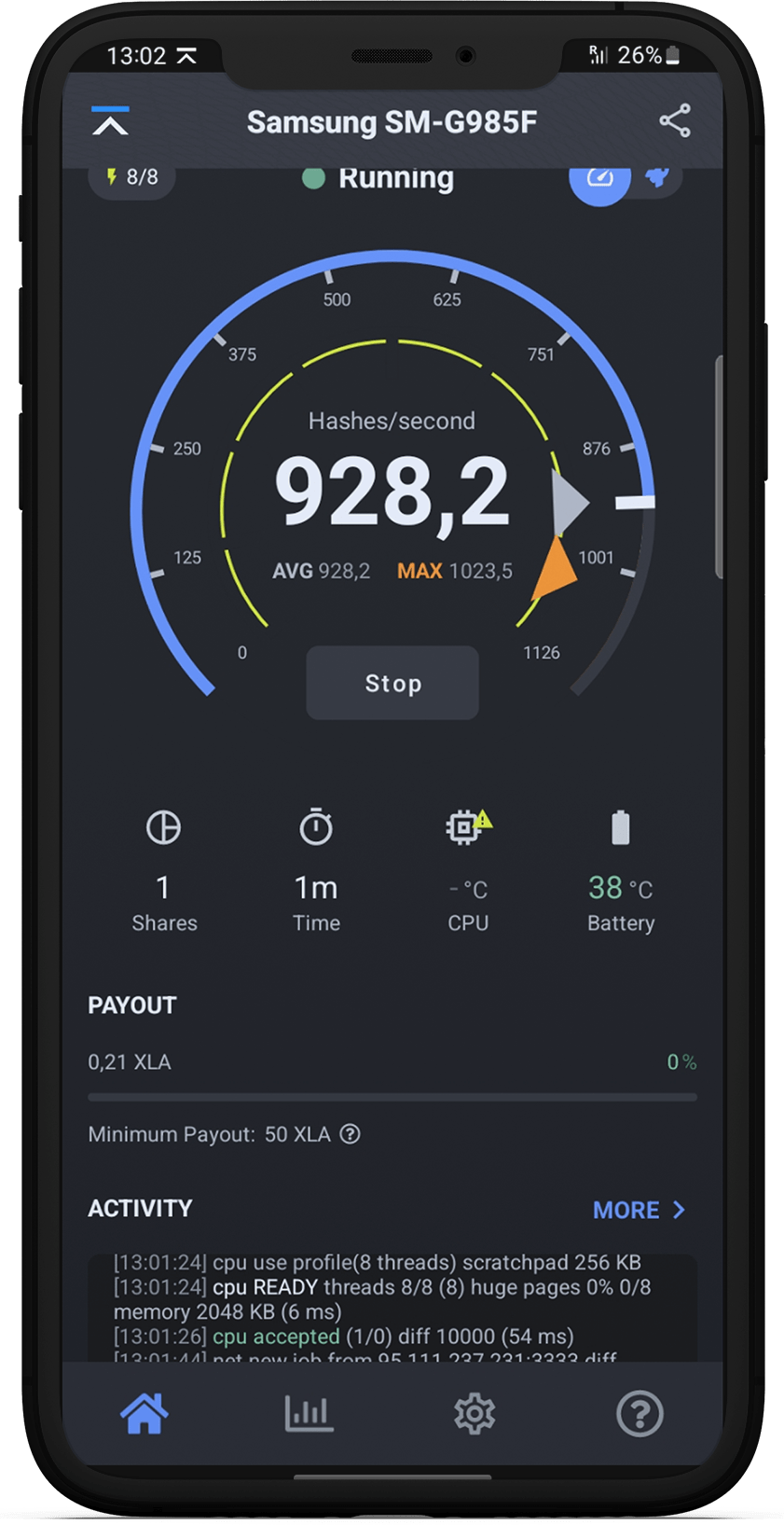 Scala (XLA) mining calculator - solo vs pool profitability | CryptUnit