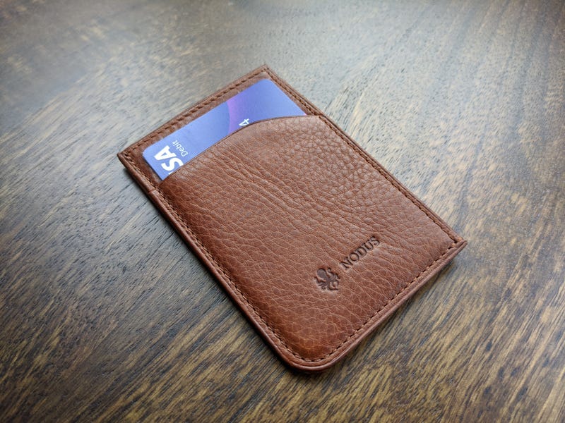 SAND LEATHER WALLET (RFID BLOCK) - Exentri