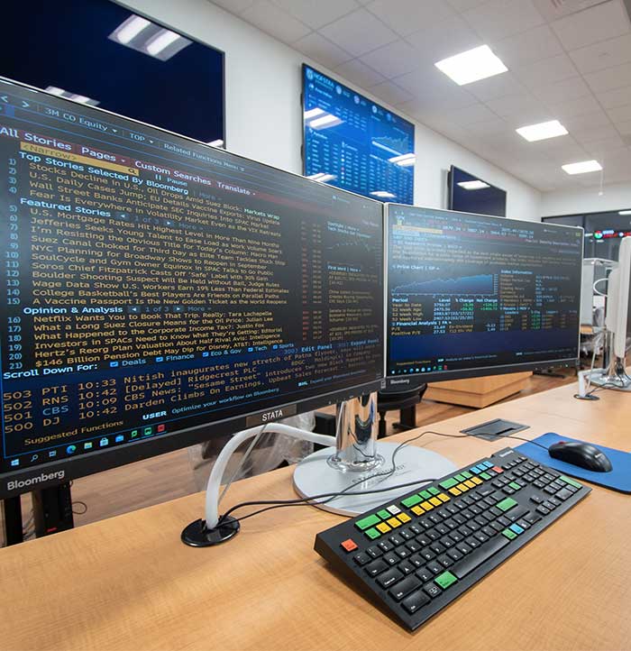Trading Room | Management School | The University of Sheffield