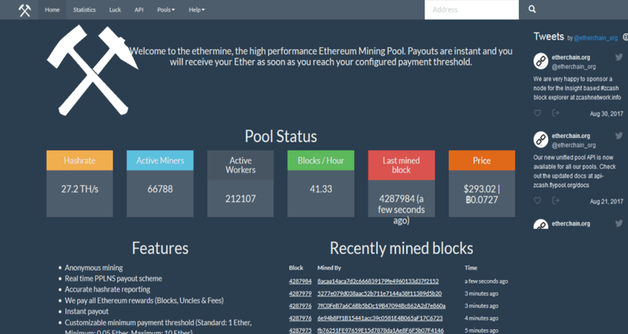 Best Ethereum PoW ETHW Mining Pool - 2Miners