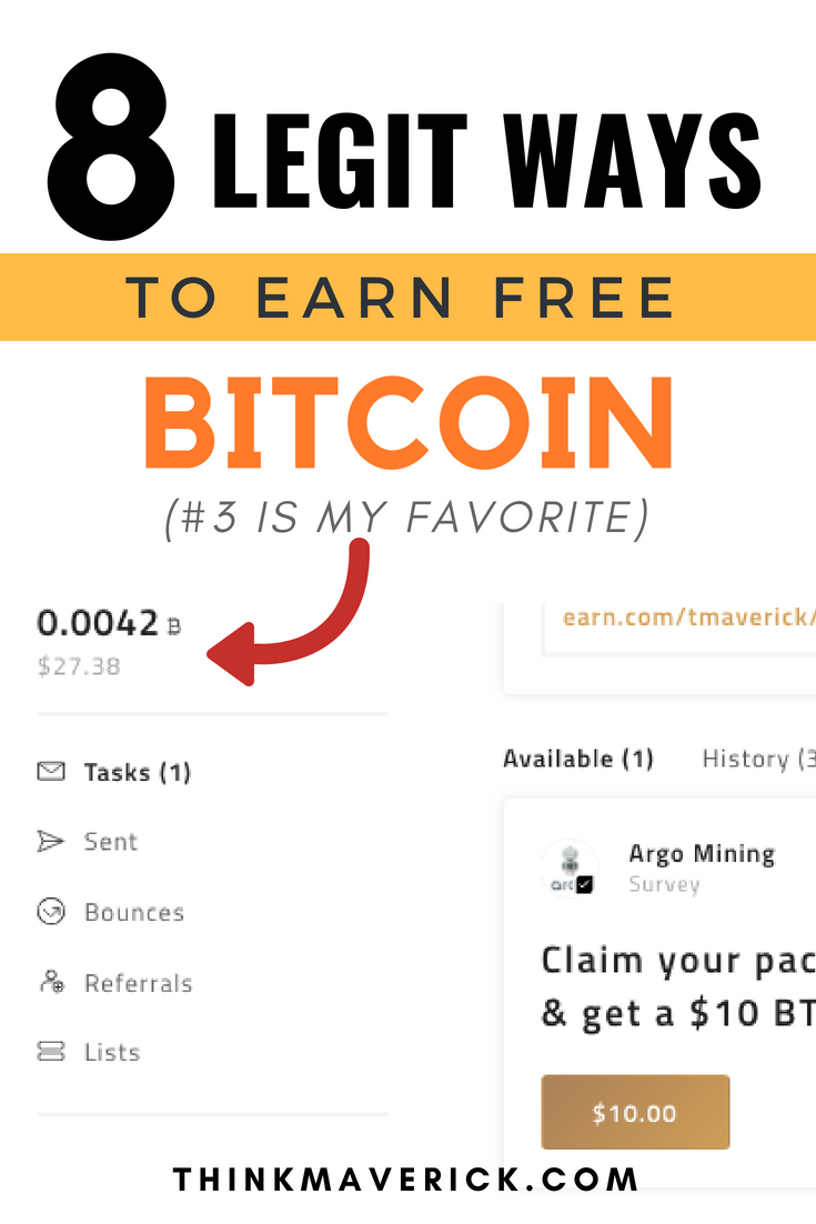 Earn Bitcoin For Free in - CoinCodeCap