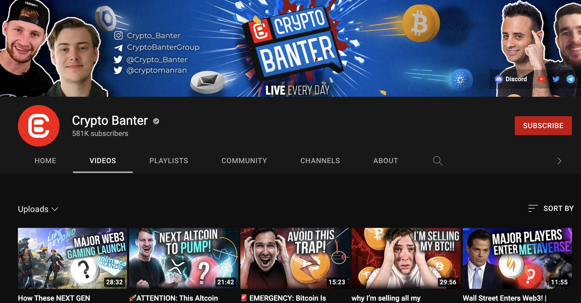 Best Crypto YouTube Channels in !