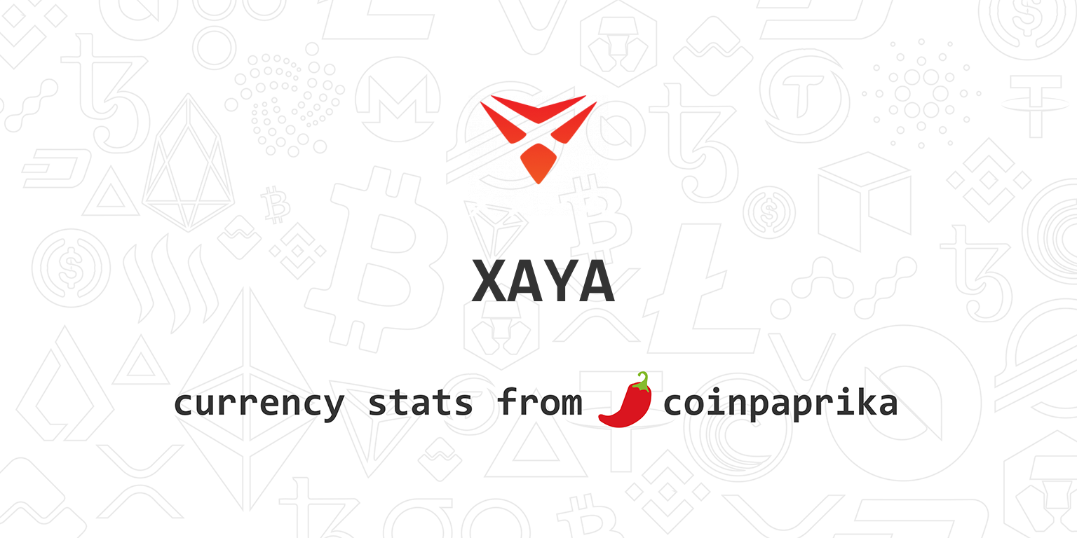 XAYA Price Today - CHI to US dollar Live - Crypto | Coinranking