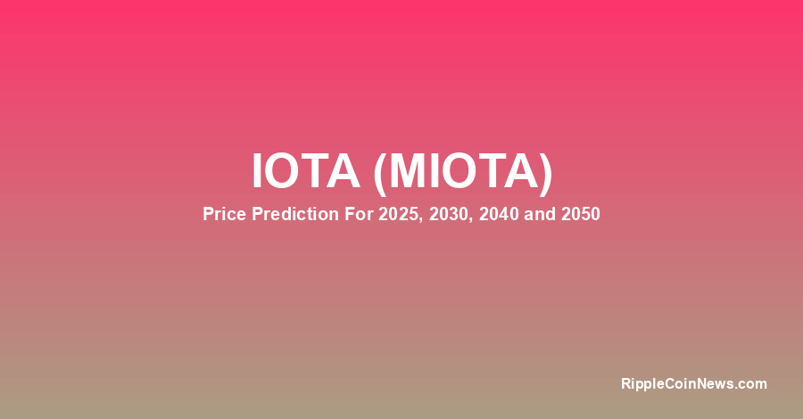 IOTA Price Prediction , , MIOTA Long Term Outlook