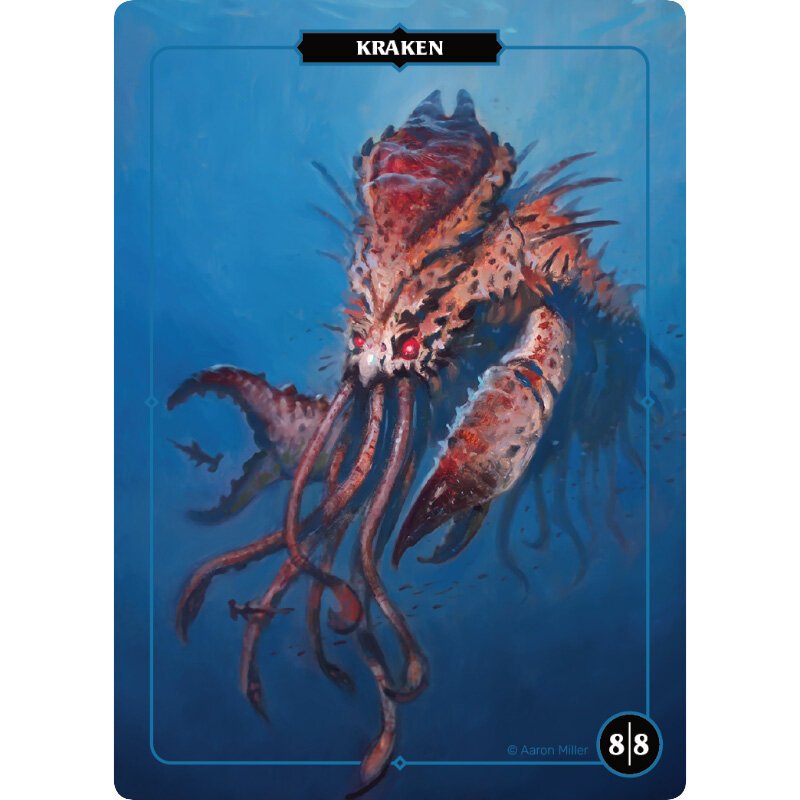 Kraken Token - Ikoria: Lair of Behemoths - Magic: The Gathering