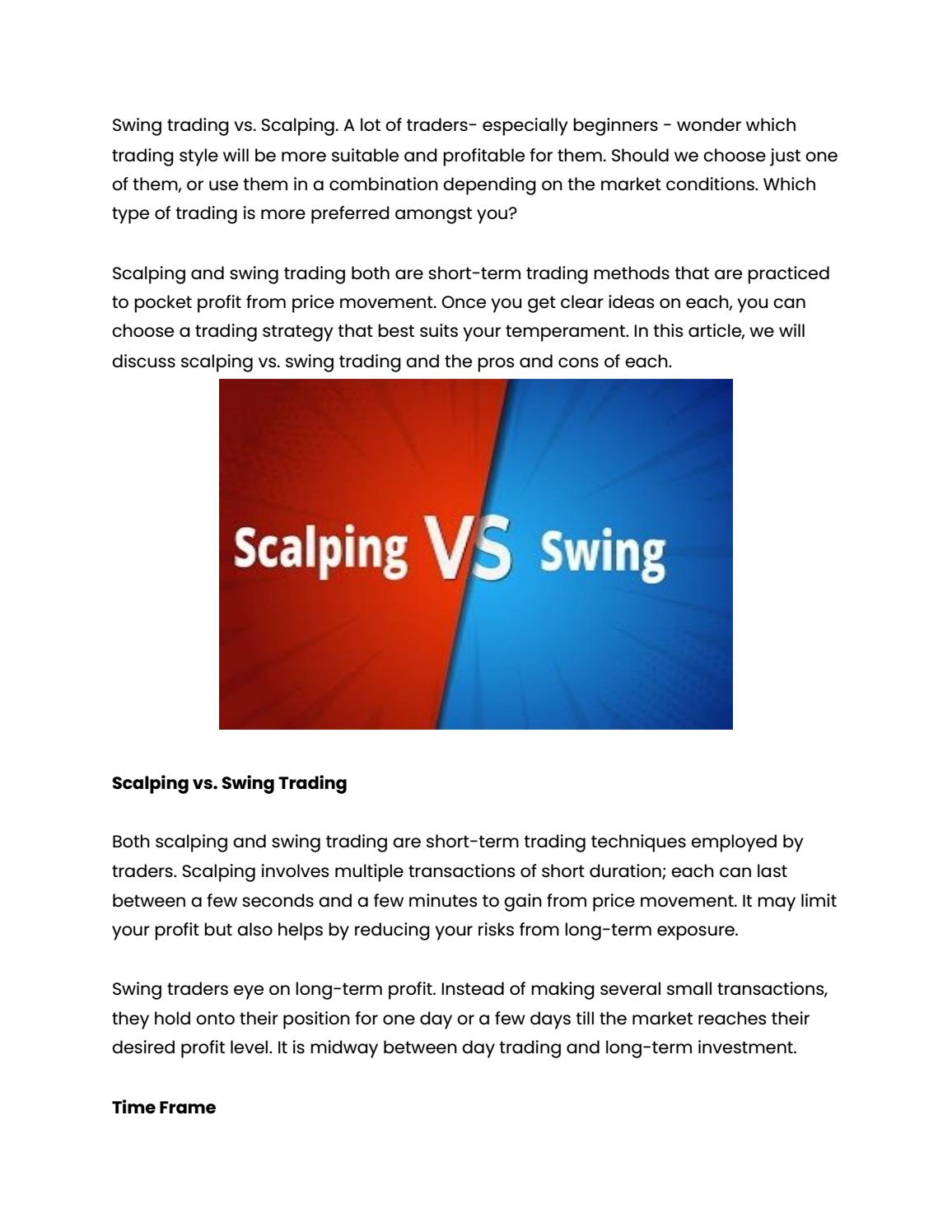 Day Trading vs Swing Trading - Which Is Better For Forex Prop Firm Trading - Lux Trading Firm