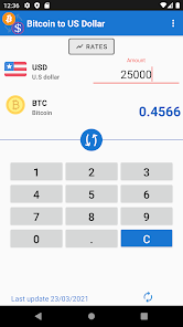 Convert USD to BTC