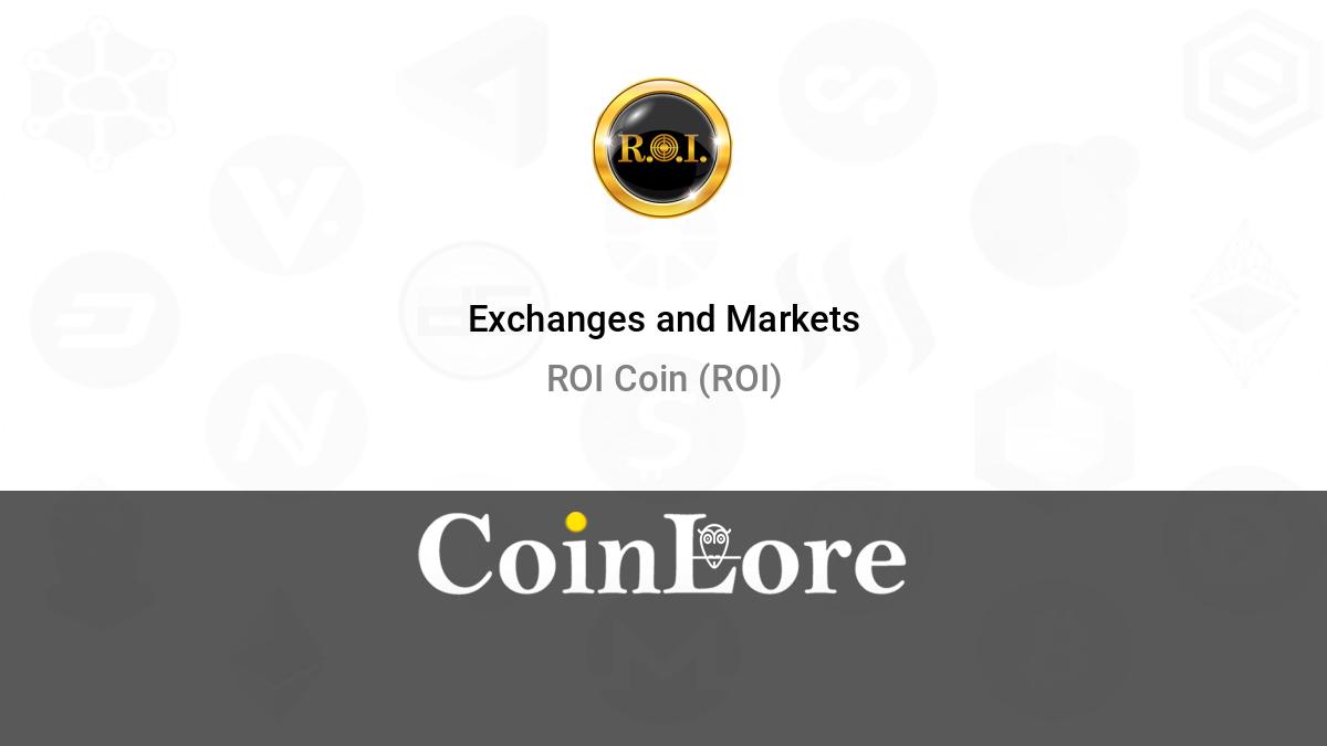ROI Token price today, ROI to USD live price, marketcap and chart | CoinMarketCap