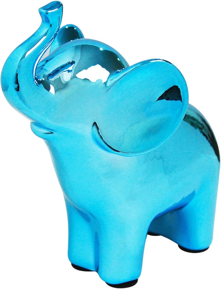 King Max Buy Blue Elephant Savings Piggy Bank Online India | Ubuy