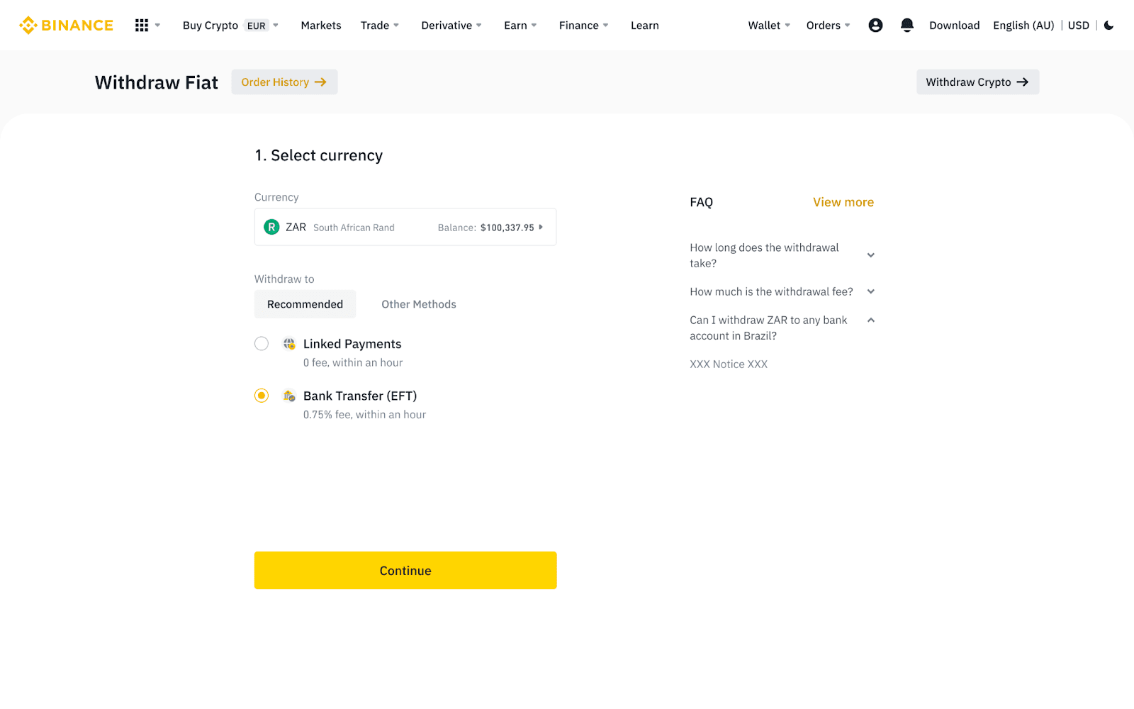 Withdraw from Binance via P2P: detailed Instruction