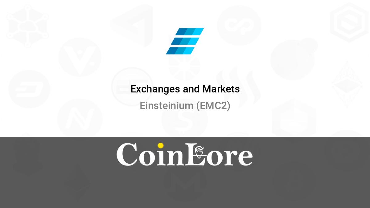 Einsteinium(EMC2) Exchange Wallet Address List and Balance Change | CoinCarp