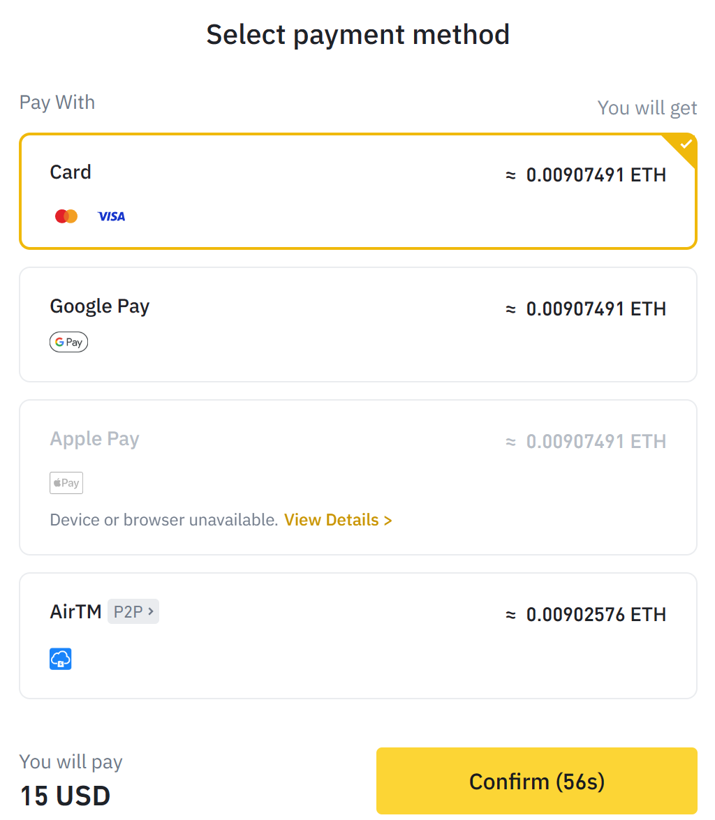 Buy Ethereum (ETH) with Credit or Debit Card | Guarda