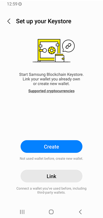 Samsung Crypto Wallet | Gemini