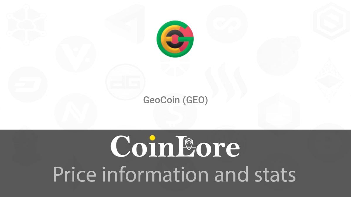 GeoCoin Price Today - GEO Coin Price Chart & Crypto Market Cap