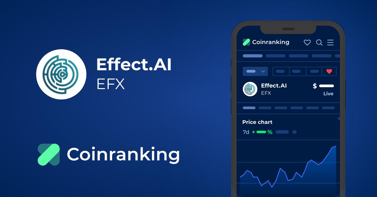 Effect Network Price Today - EFX Coin Price Chart & Crypto Market Cap