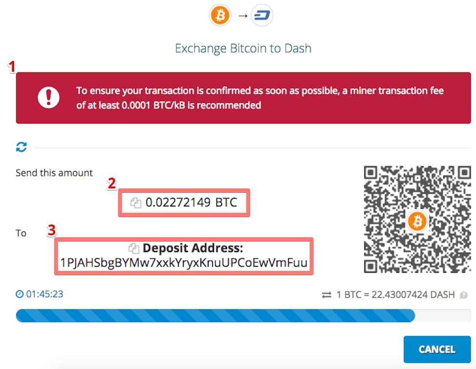 BTC to DASH Exchange | Swap Bitcoin to Dash online - LetsExchange