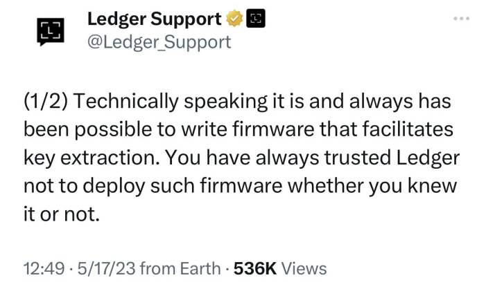 Ledger 'Backdoor'? - Hardware Crypto Wallet Under Fire Over Seed Phrase Recovery Service