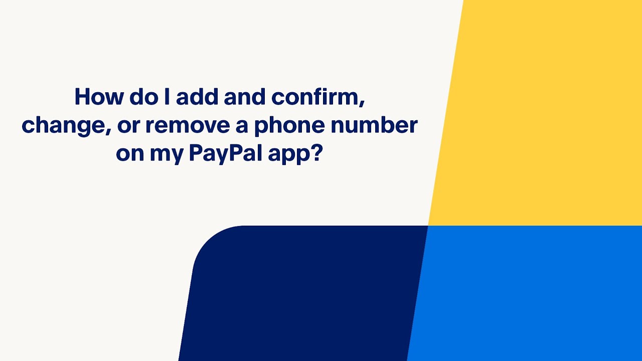 How do I confirm my phone number? | PayPal AU