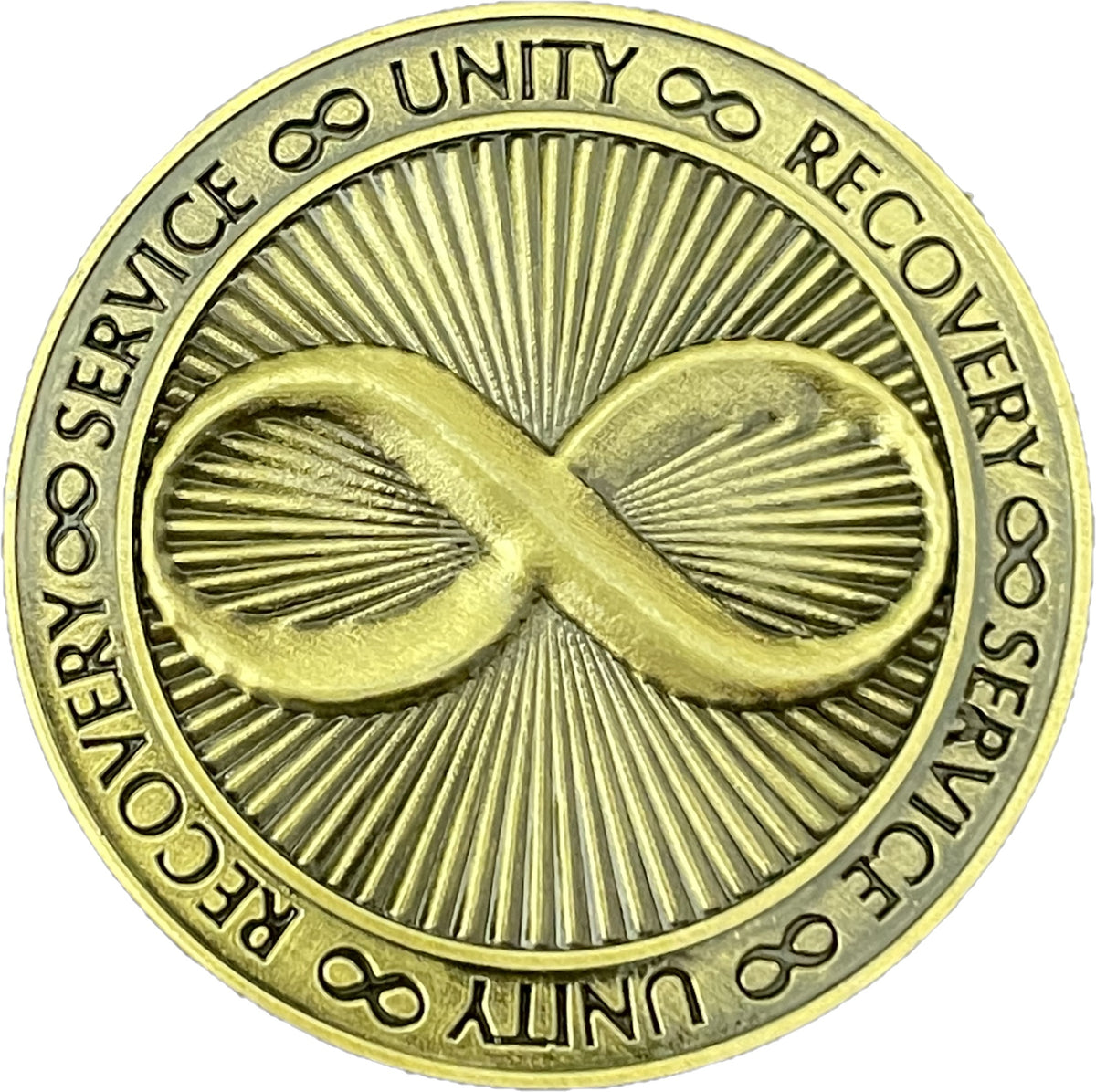 NA Infinity Recovery Coin, Narcotics Anonymous Medallion – Simply Minimal®