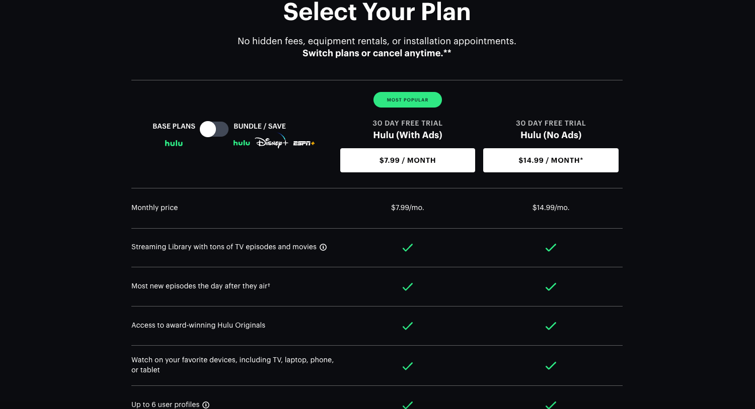 How Much Is Hulu? Cost, Plans, and Pricing