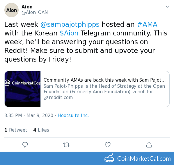 AION & WandX Reddit AMA