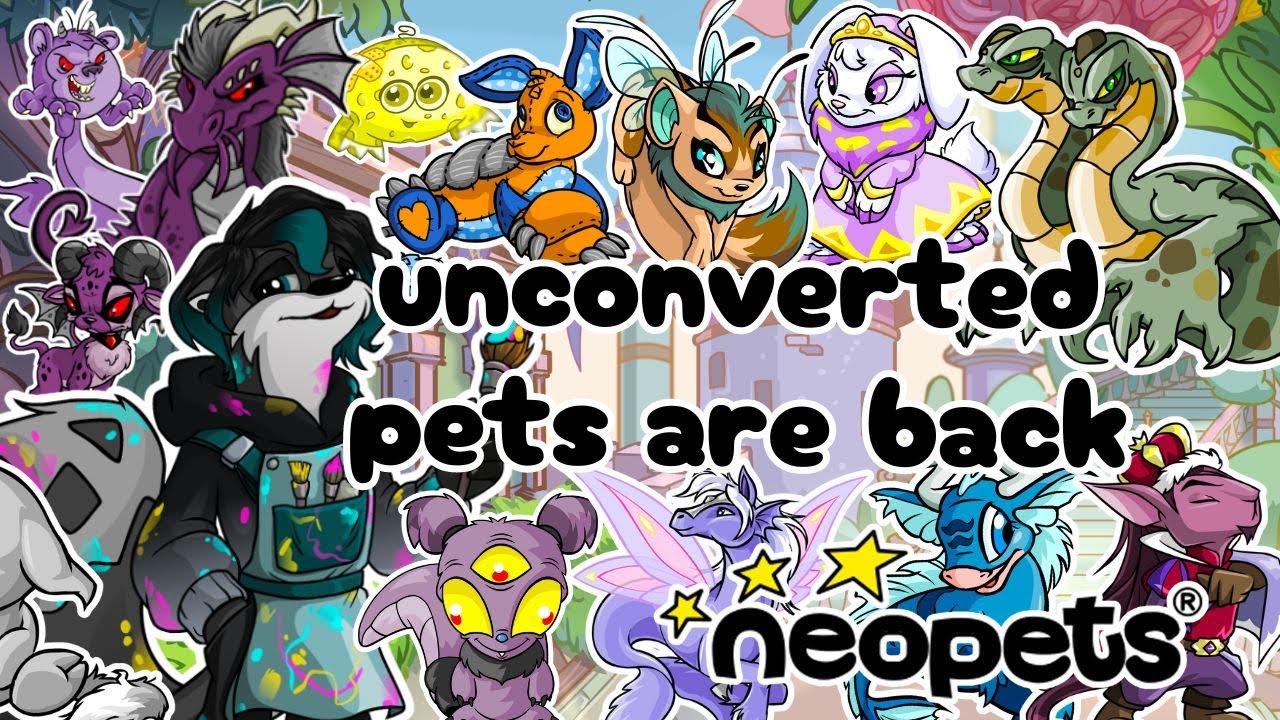 List of Unconverted Neopets | Model for Jellyneo