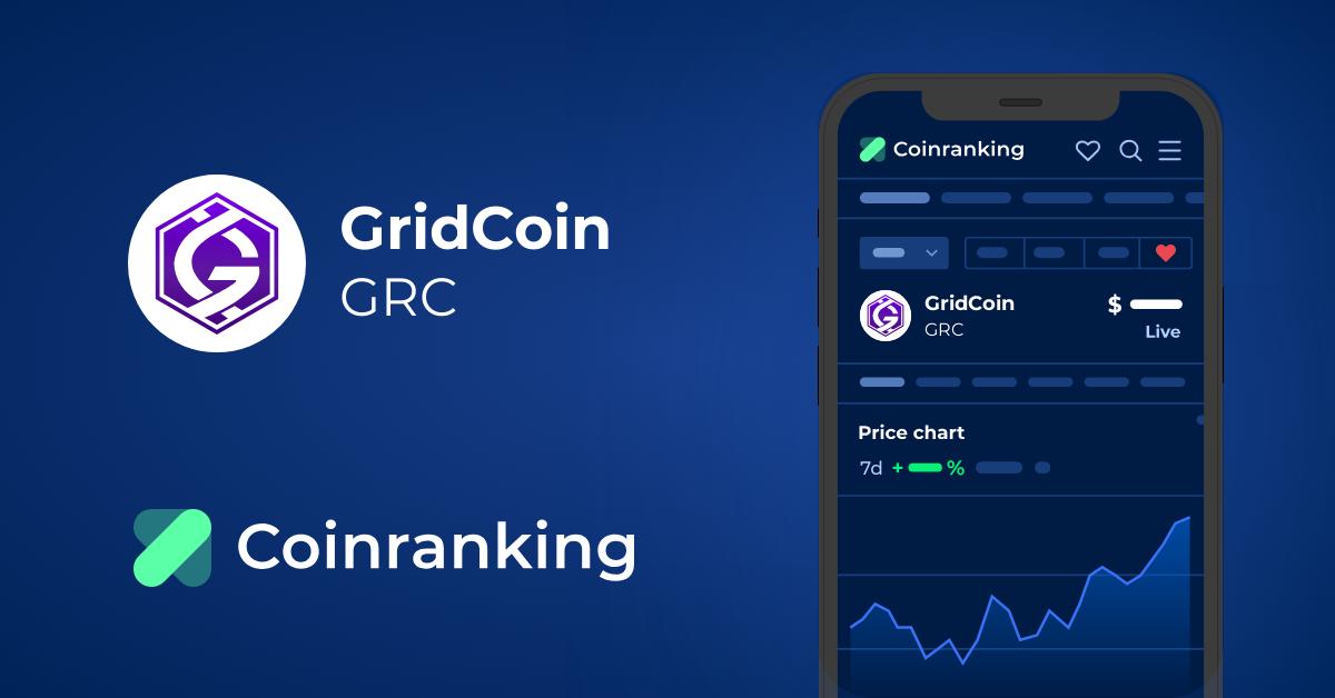GridCoin Price Today - GRC Price Chart & Market Cap | CoinCodex