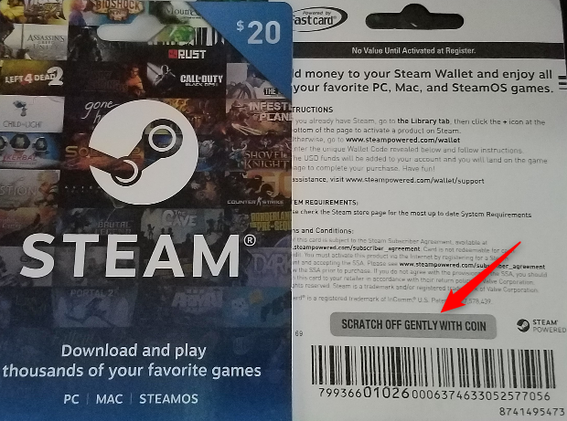 Steam Gift Cards