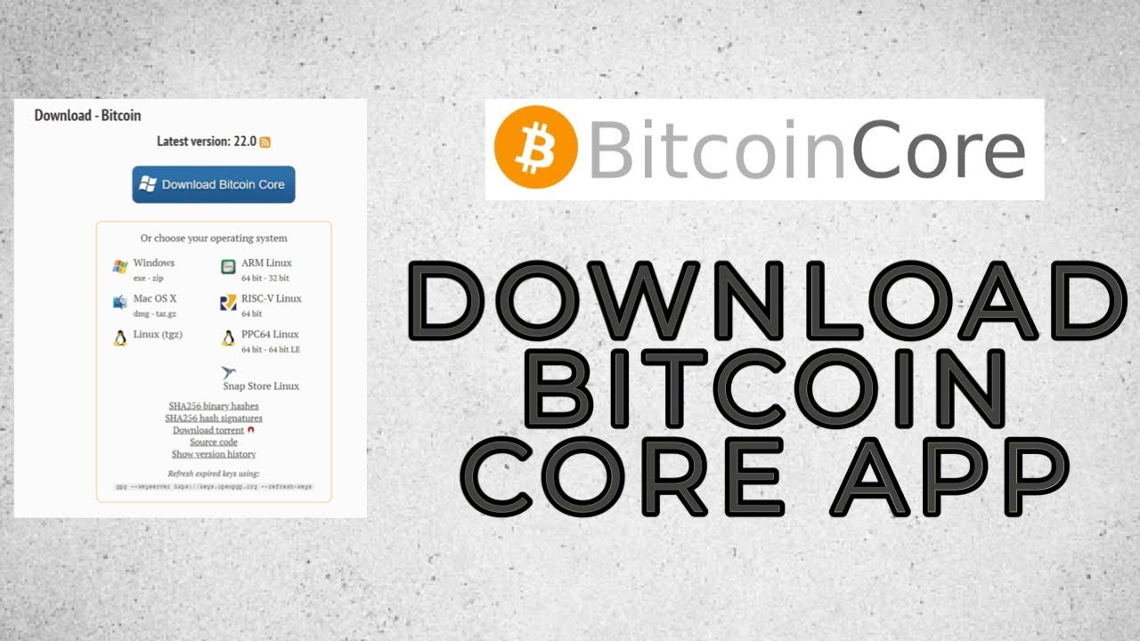 Bitcoin Core 64 bit 