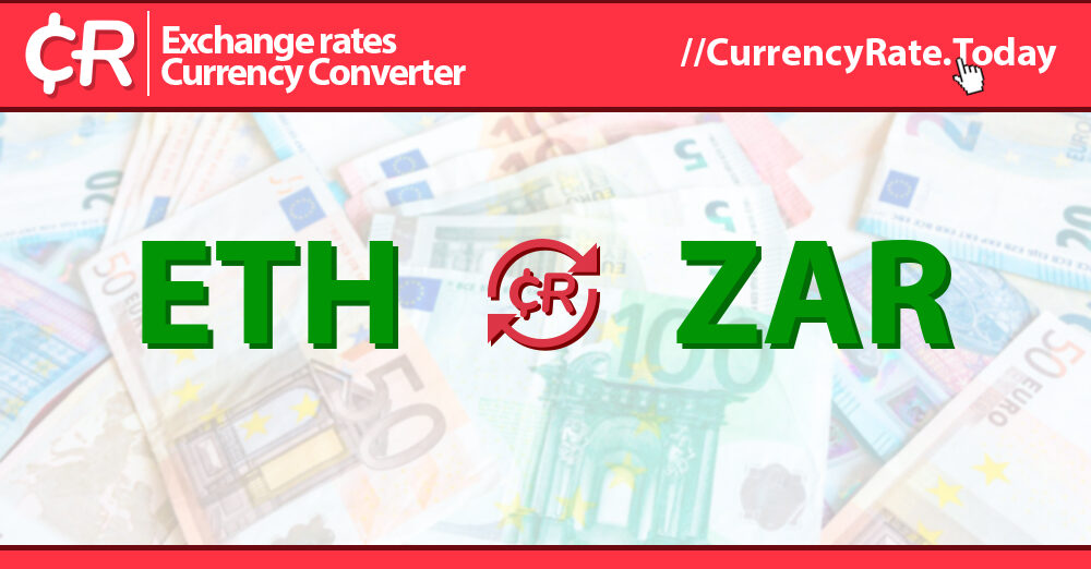 Convert 1 ETH to ZAR - Ethereum price in ZAR | CoinCodex