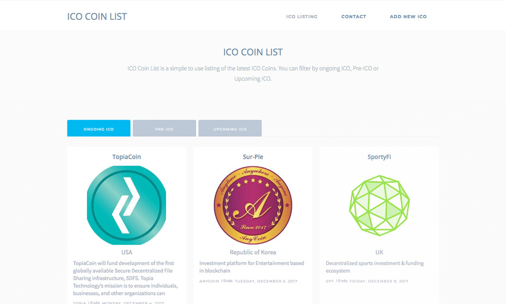 ICO Rating List | ICOmarks - + Cryptocurrency ICOs