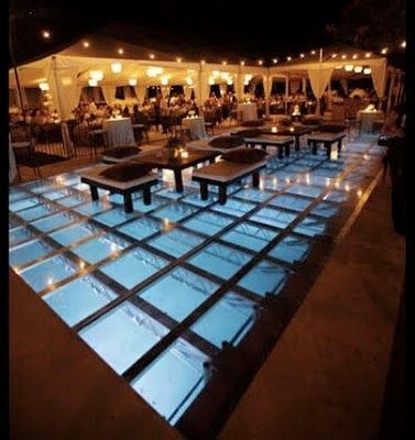 Pool Cover Dance Floor Rental in Outer Banks, NC